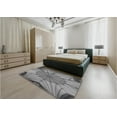 thumbnail image 5 of Ahgly Company Machine Washable Indoor Rectangle Transitional Grey Gray Area Rugs, 7' x 9', 5 of 7