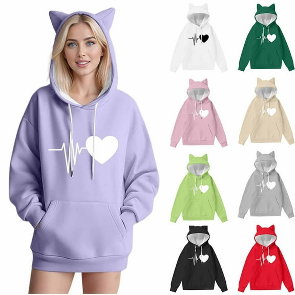 AGWOLF Womens Oversized Hoodies Winter Cute Sweatshirts Hooded Pullover Fashion Casual Tops Trendy Outfits Green XXL