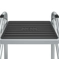 thumbnail image 3 of COSCO 3-Step Commercial Rolling Steel Step Ladder (Grey), 3 of 6