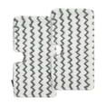 thumbnail image 2 of Paños reutilizables de microfibra para trapeador con tiras de fregado para pisos de madera, baldosas y vinilo, 32x19 cm, blancos, lavables, juego de 2, 2 of 7