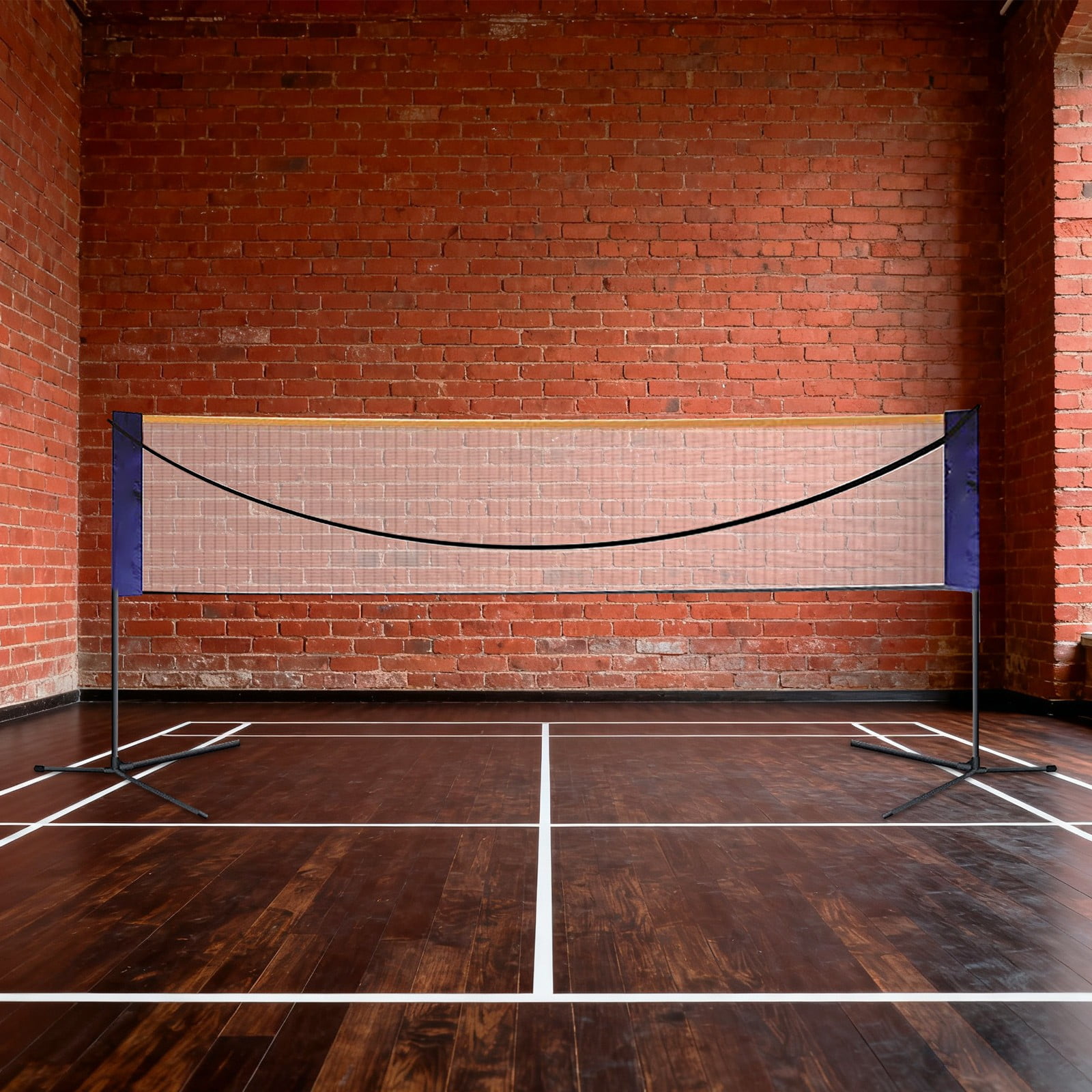 Miumaeov 20ft Badminton Net Portable Volleyball Tennis Net Set Height Adjustable W/ Carry Bag and Stand