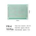 thumbnail image 2 of 5x7cm Single Sided Universal Printed Circuit Board for DIY Soldering 10pcs, 2 of 3