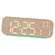 thumbnail image 4 of Reloj despertador digital minimalista, resistente, portátil, con 5 colores de luz ambiental. Marrón, 4 of 9