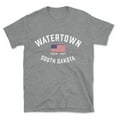 thumbnail image 1 of Watertown South Dakota Patriot Men's Cotton T-Shirt, 1 of 1