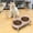 D, variant on Txlpkdyx Ergonomic Tilted Double Dog Bowls,304 Stainless Steel Raised Feeder Stand for Small to Medium Dogs & Cats,Neck-Friendly Food & Water Station