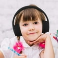 thumbnail image 3 of GLUAAE Child Casual Listening Foldability Portability Over-Ear Headphones, Black, 3 of 7