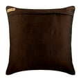 thumbnail image 3 of The HomeCentric Pillow Covers, Brown Lemon Grass Throw Pillow Cover, Square Bead Embroidered Pack of 2, 18x18 inch (45x45 cm) Silk Pillow Cover Bed, Sofa, Couch, Brown Pillow Cover - Adara, 3 of 3