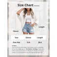 thumbnail image 5 of Anygrew Women's Lightweight Crochet Cardigan - Open Front Batwing Sleeve Hollow Out Summer Cover Up, 5 of 5