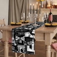 thumbnail image 2 of Table Runners 72 Inches Long Dress Scarves, Eiffel Tower Farmhouse Kitchen/Dining Table Runner, Coffee Tablerunners, Vintage France Romantic European Paris City Art 14x72 Inch, 2 of 9