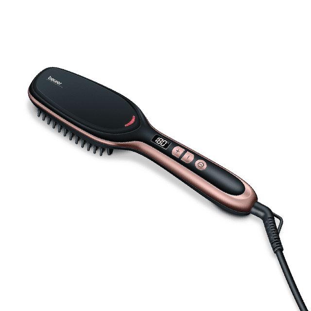 Cepillo Iónico Alisador Anti Frizz Beurer HS60 con Alisado Instantáneo y Brillo