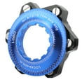 thumbnail image 2 of Center Lock Adapter 6 Bolts Center Disc Brake Rotor Conversion Seat for Bicycle Mountain Bike(Black Blue ), 2 of 11