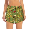 thumbnail image 4 of Lsque Squirrel And Fox In The Forest Printed Women's Running Shorts with Liner Pockets,Elastic Quick Dry Workout Athletic Gym Yoga Shorts,Womens High Waist Shorts-X-Large, 4 of 9