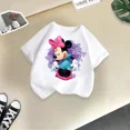 thumbnail image 3 of Ropa infantil de Disney, camiseta de Minnie y Mickey para niños, camiseta de algodón de moda de verano para niñas, camiseta de dibujos animados de la calle para niños y niñas, 3 of 5