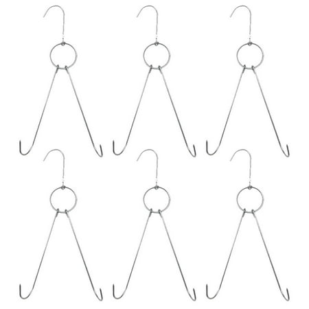 

6Pcs Stainless Steel Meat Hooks Meat Hangers Kitchen Poultry Hooks Hanging Roast Chicken Hooks