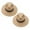 Beige, variant on Seductiva Items Sun Hats for Men Women 2 Pack Men Sun Hat Wide Brim Washable Friendly To Skin Beach Hat for Summer Summer Beach Hats 2PC