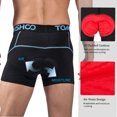thumbnail image 2 of Men's 3D Padded Bicycle Cycling Underwear Breathable Lightweight Bike Riding Cycling Shorts Underpants, 2 of 8