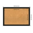 thumbnail image 4 of Amanti Art Natural Cork Board Wood Framed Midnight Black Narrow Bulletin Board 39 in. x 27 in., 4 of 8