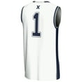 thumbnail image 3 of Unisex GameDay Greats #1 White Xavier Musketeers Lightweight Basketball Jersey, 3 of 4
