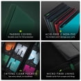 thumbnail image 6 of Vault X 4 Pocket Trading Card Zip Binder, 160 cards, Premium Exo-Tec Album Material, 20 Side-Loading Pages, Folder for Collectible Card Games, Sports, TCG (Green), 6 of 9