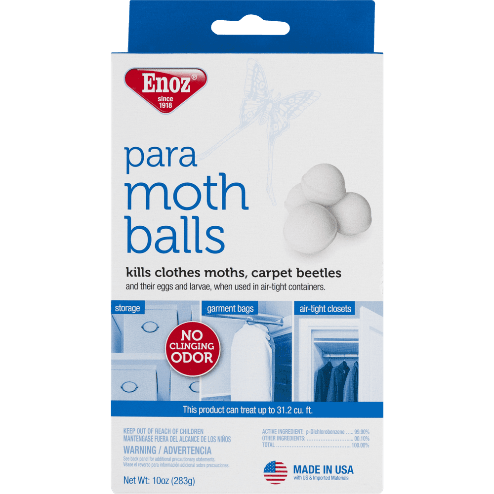 Enoz Para Moth Balls 10.0 Oz - Walmart.com - Walmart.com