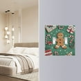 thumbnail image 4 of Yayeee Toggle Light Switch Wall Plate 3-Gang 6.37"x4.48" Decorative Outlet Cover, Christmas Gingerbread, 4 of 7