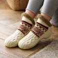thumbnail image 3 of IAJDKMEK Christmas Slipper Socks for Adults Warm - Thick Fuzzy Floor Socks Cozy House Home Wear Soft Lined, Great for Gifts & Home Use, 3 of 4