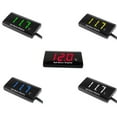 thumbnail image 3 of 1pcs multi-color 12V digital LED display voltage surface panel meter for car, 3 of 4