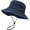 Retro Dark Blue, variant on Unisex Cotton Boonie Hat Summer Outdoor Packable Fishing Bucket Hat Beach Sun Hat with String for Women Men