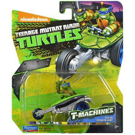 Teenage Mutant Ninja Turtles T-Machines Leonardo in Stealth Bike Diecast Vehicle