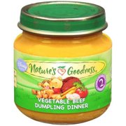 Disney Nature's Goodness 2nd Food Vegetable Beef Dumpling Dinner, 4 Oz., 4 Count