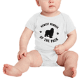 thumbnail image 2 of Newest Member of The Pack Bearded Collie Dog Funny Baby Bodysuit, 2 of 5