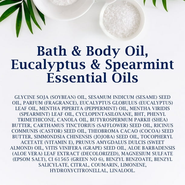 Dr Teal's Bath & Body Oil, Moisture Rejuvenating Eucalyptus & Spearmint Oils, 8.8 fl oz. - Walmart.com