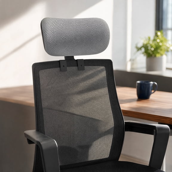 NICEXMAS Ergonomic Black Office Chair with Soft Pillow and Comfortable Padding for Home and Work Use