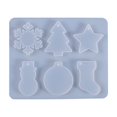 thumbnail image 2 of Wosthever Molde de silicona de alimentaria, Gel de sílice, y elástico, fácil de limpiar, epoxi de muñeco de nieve de amplia aplicación Artesanía, 2 of 6