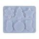 thumbnail image 1 of Moyic Molde colgante de muñeco de nieve de Gel de sílice, grado alimenticio, fácil desmoldar, amplia aplicación, copo de nieve, epoxi Artesanía, 1 of 6