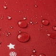 thumbnail image 3 of ROYGROW 60 Inch Round Christmas Snowflake Tablecloth with Tree Decorations Washable Table Cover for Festive Party Picnic Dinner Decor, 3 of 5