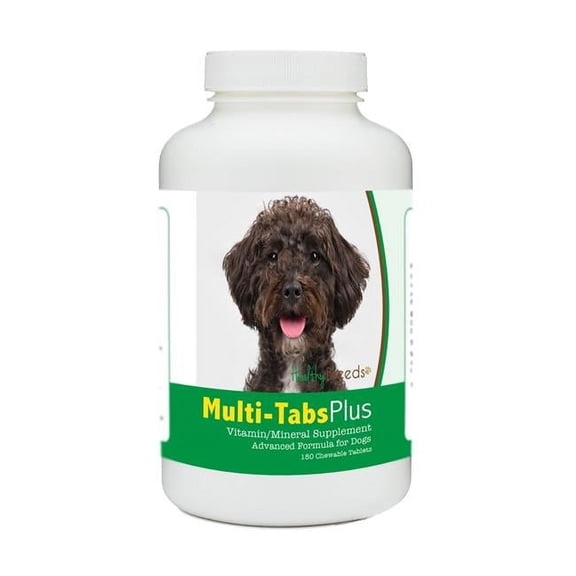 Healthy Breeds 840235173656 Schnoodle Multi-Tabs Plus Chewable Tablets - 180 Count