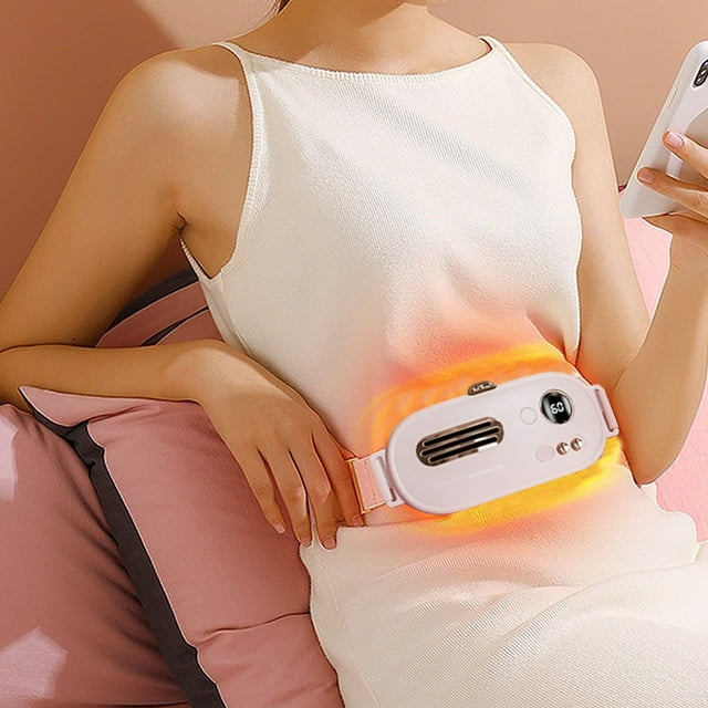 PRETXORVE Abdominal, 3 Kinds Of Heating, Vibrating Massage, Rechargeable Abdominal Physical, Suitable for Ladies or Those with Tired Backs
