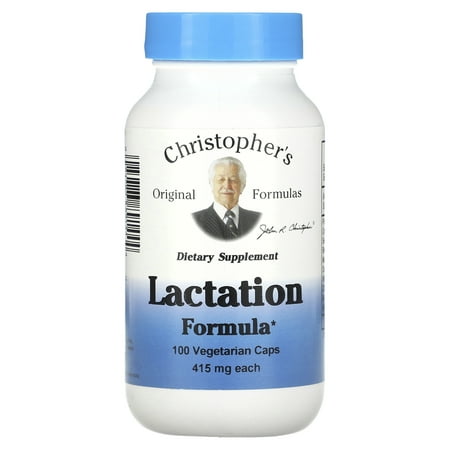 Dr. Christopher's Original Formulas Lactation Formula Capsules, 100 Ct