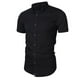 thumbnail image 3 of Camiseta de manga corta para hombre a la moda, ropa de abrigo holgada con frente abierto, blusa vaquera, abrigo, Tops Fridja  hkj1984, 3 of 5
