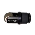 thumbnail image 2 of Bicicleta plegable 360 ​​grados rueda giratoria universal empujado empuje empujando lolling hardware de viaje de viaje al aire libre piezas de repuesto negro Inevent OD019595-02, 2 of 7