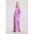 thumbnail image 2 of PPKOOD Women's Casual Plaid Jumpsuit Loose Wide Leg Long Sleeve Jumpsuit Button-up Jumpsuit Pants, 2 of 4