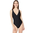 thumbnail image 1 of Rachel Roy Maillot de Bain une Pièce Col en V Dos Croisé Noir, TG, 1 of 4