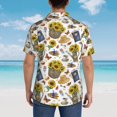 thumbnail image 4 of Susaid Picnic Print Short Sleeve Shirts Button Down Casual Shirts Summer Beach Aloha Button Down Short Sleeve for Men ,, 4 of 7