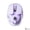 Purple, variant on Purple Translucent Dual-Mode Wireless RGB Mouse, Ergonomic Mini Silent Optical Mouse With Adjustable 4800 DPI, Portable Rechargeable Mouse For Laptop, PC, Gaming, Travel