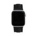 thumbnail image 6 of Bandini Band for Apple Watch Band Leather 45mm 44mm 42mm 41mm 40mm 38mm 49mm & Ultra for Men, Classic iWatch Band for Apple Watch Series 9 8 7 6 5 4 3 2 SE, Black Buffalo / Silver, 6 of 8