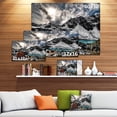 thumbnail image 3 of Camping au-Dessus du Lac Turquoise - Impression sur Toile Paysage, 3 of 4