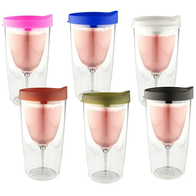 Vino 2 Go Wine Glass Double Wall Tumbler