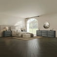thumbnail image 4 of SICOTAS 3 Piece Farmhouse Large Nightstands and Dressers Sets for Bedroom, 93.9"W 9 Drawer Dresser & 31.3"W Oversized 3 Drawer Nightstand Set of 2, Dark Grey, 4 of 8