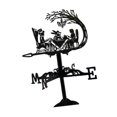 thumbnail image 4 of Veleta pequeña, adorno de escritorio compacto, decoración de jardín, decorativa, obra de arte, indicador de dirección del viento, veleta para patio Estilo A, 4 of 8